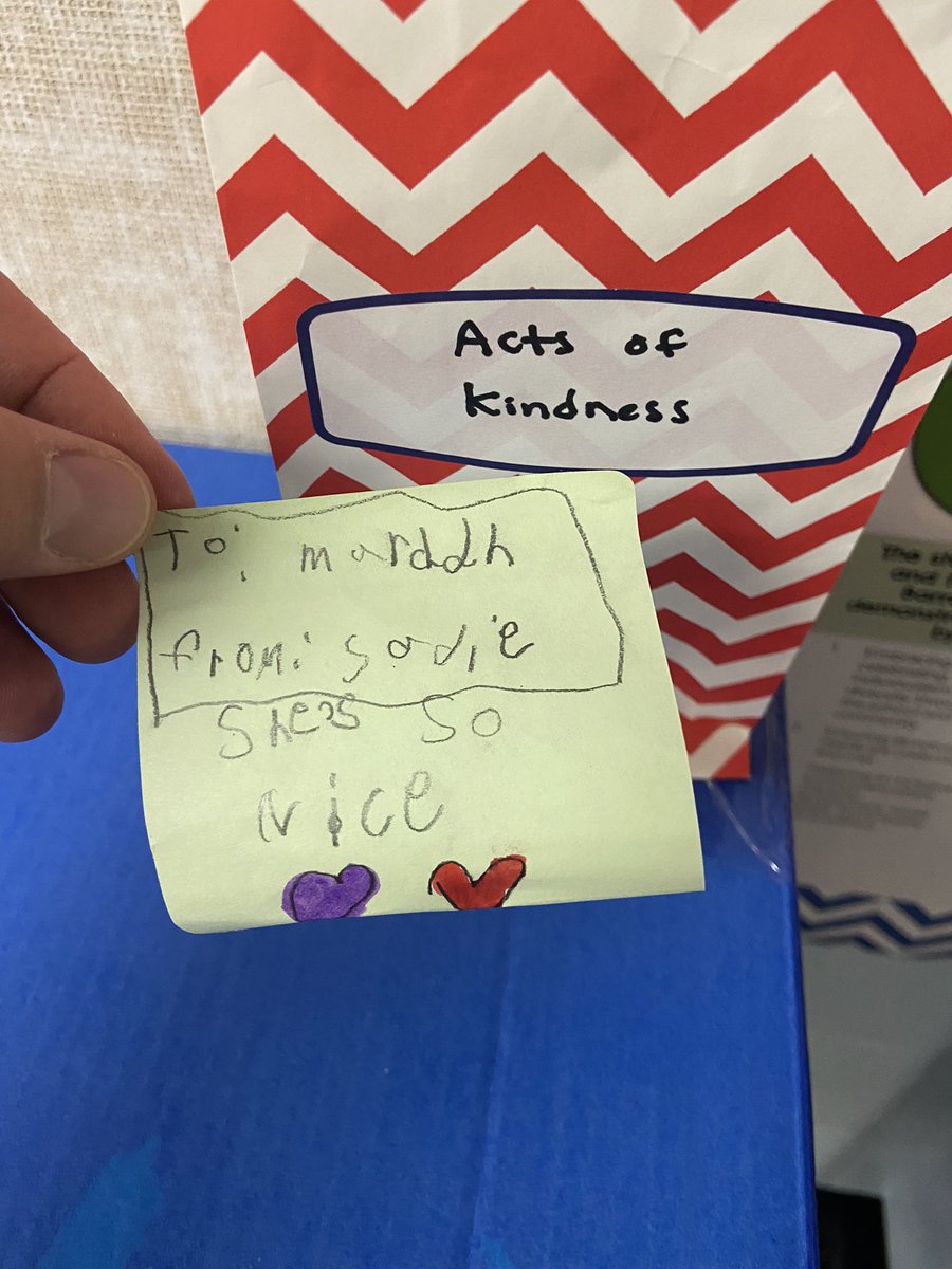 Acts of Kindness bags from Unity Week continue to roll on! #ShesSoNice #BeKind #SpreadTheLove <a href="/BarrettsElem/">Barretts Elementary</a>