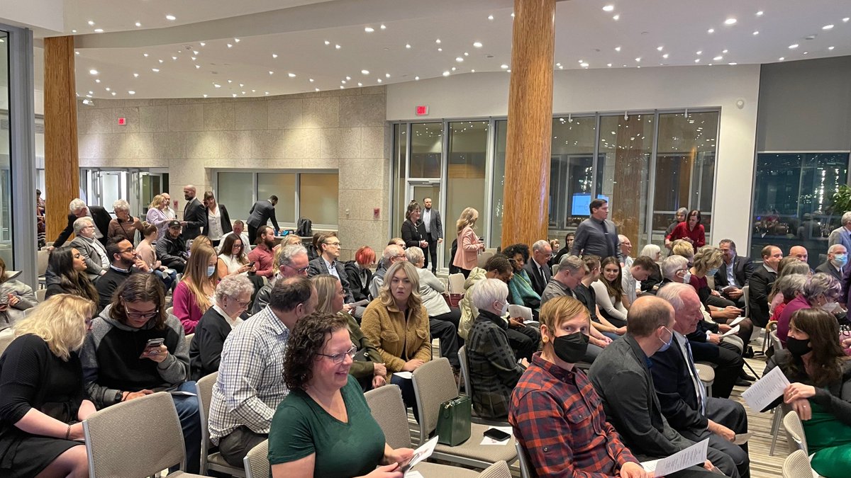 She was joined by business owner Saylish Haas, of <a href="/NextActPub/">The Next Act Pub</a>, <a href="/MeatForDinner/">MEAT</a>, <a href="/pip_yeg/">PIP</a> &amp; Pals, and David Mercer and Patrick Nugent, both lawyers in our business district.