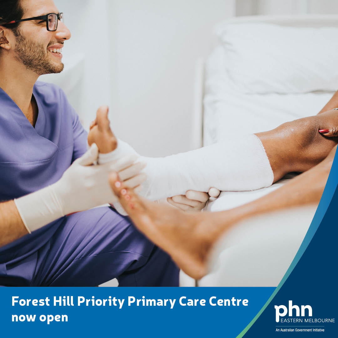 Forest Hill Priority Primary Care Centre is now open and provides care for urgent but non-life-threatening conditions. Care is available for everyone, with or without a Medicare card, at no cost. Book an appointment or just walk in. bit.ly/3hGzTAe