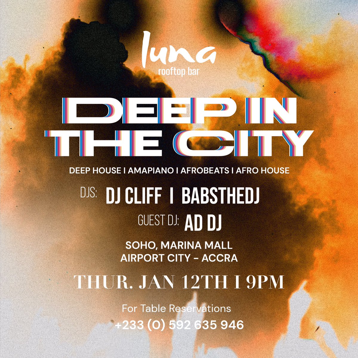 Get ready for the littest Thursday at Luna tonight!🔥🥂

Table reservation slots are open! #lunarooftopbar