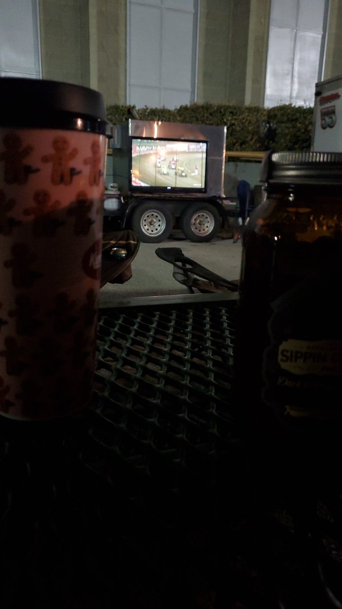 FinishLineGraph's tweet photo. #tweetyourfloseats from the outback on my birthday! @KalebHart83 gonna wish me a happy birthday? Who spends their birthday at @cbnationals ... this girl https://t.co/BZ9KVsXZ2f