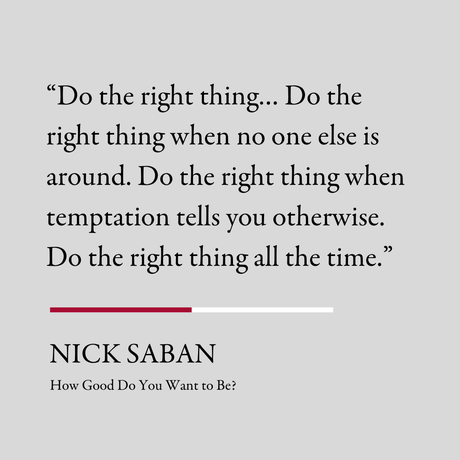 Words to live by... #NickSaban #InspirationalQuotes #AlabamaFootball #YouthFootballplayer