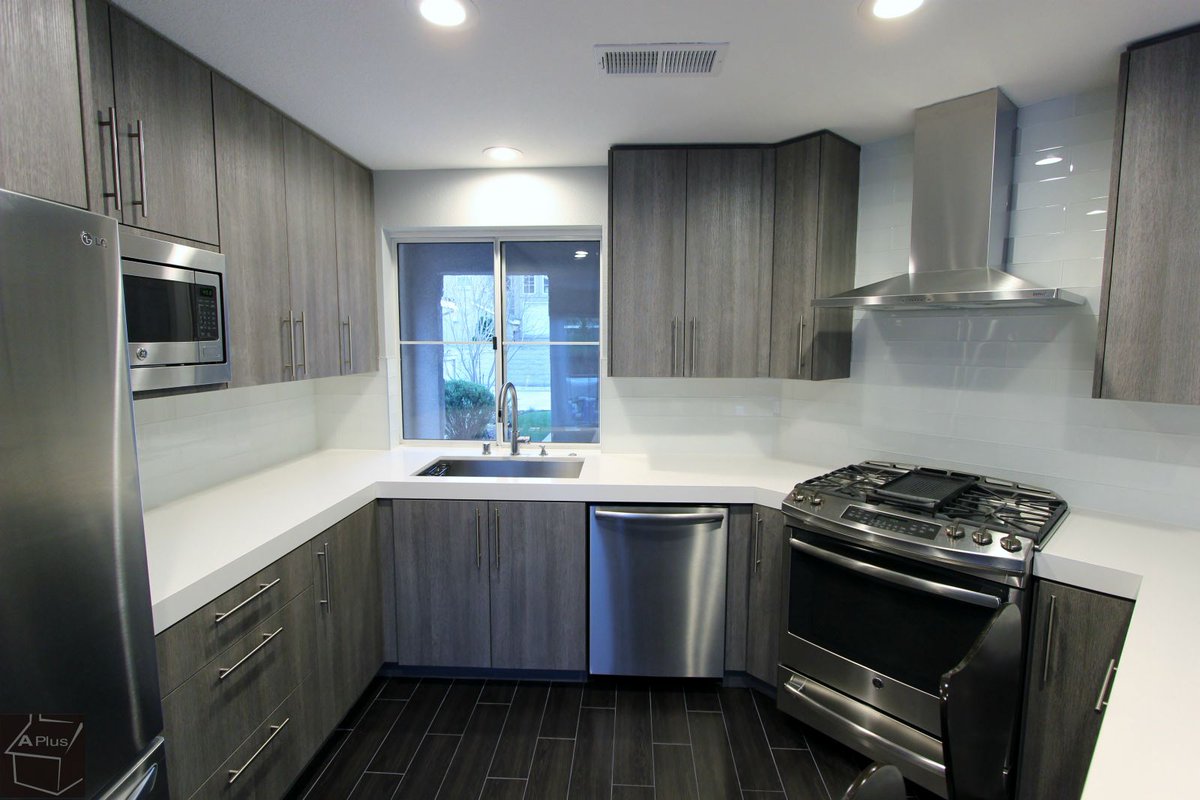 APlus Kitchen & Bath on Twitter "Modern small Kitchen Remodel with