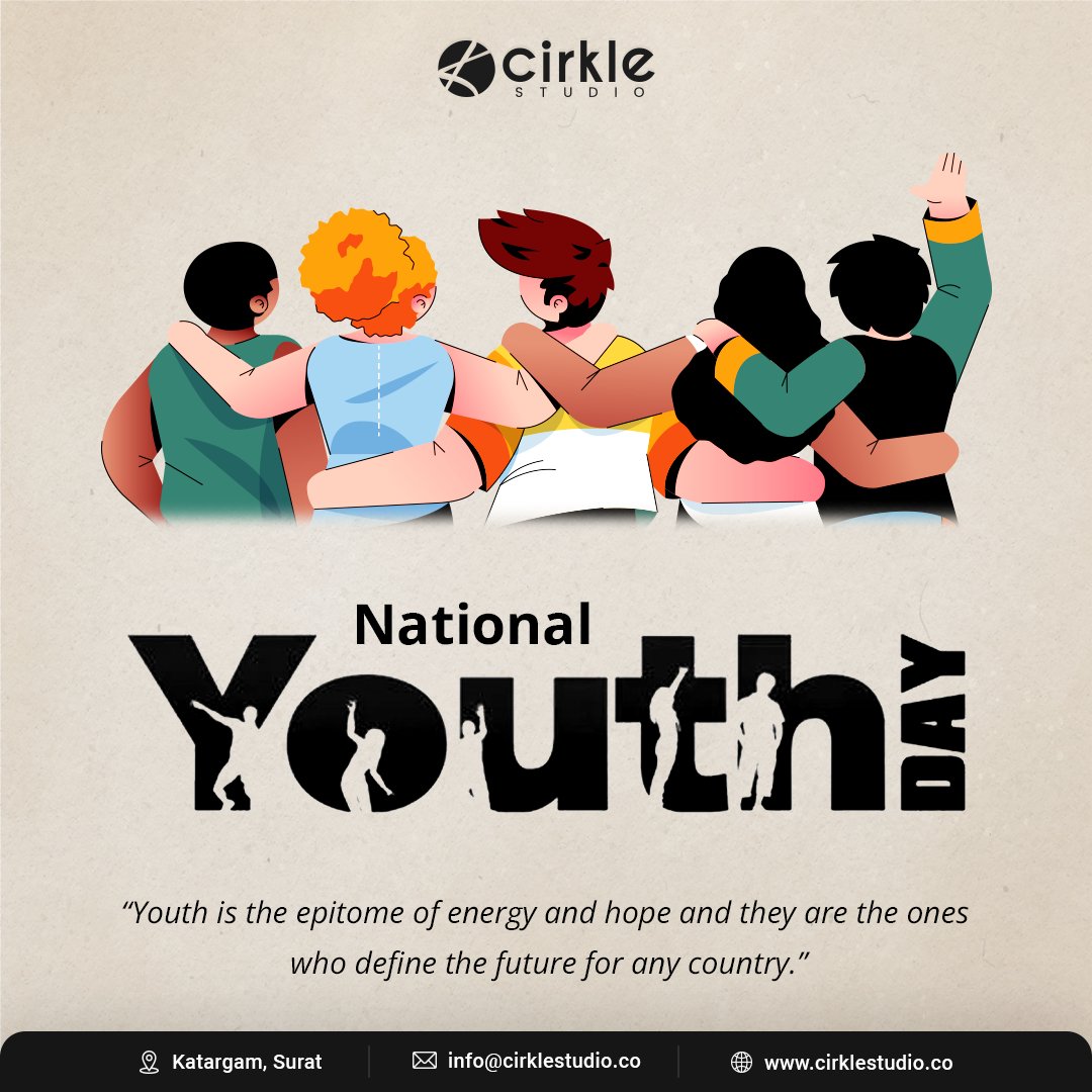 Yuva Diwas, also known as National Youth Day, is celebrated on January 12 of each year in India.

The day also honors Swami Vivekananda's birth anniversary. One of India's most well-known philosophers and thinkers.  

"Happy National Youth Day"

#NationalYouthDay #YouthDay #India