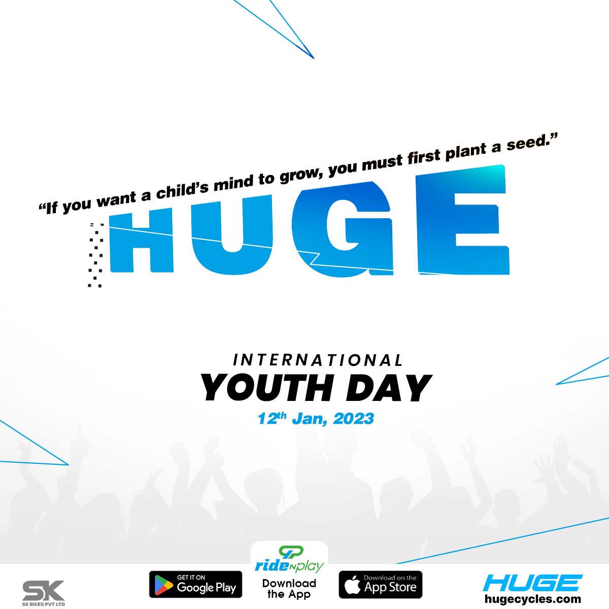 Dare to be free, dare to go as far as your thought leads, and dare to carry that out in your life.
.
.
#youthday #nationalyouthday #swamivivekanandjayanti #swamivivekanand #swamivivekanandteachings #hugecycle #huge #hugecycleindia #hugeindia
.
hugecycles.com