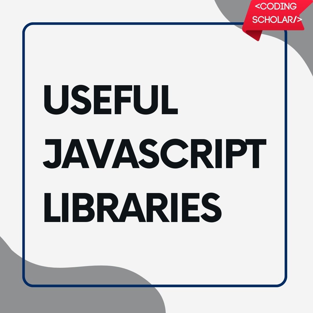 coding_scholar's tweet photo. Useful JavaScript Libraries 🔥
Follow @coding_scholar  for such more content 😊
#coding #programming #codingscholar #100daysofcode #javascript #html #css #js #Webdesign  #frontenddeveloper #backenddeveloper #codingchallenge #fullstackdeveloper #webdeveloper https://t.co/RWNnKeEoKp