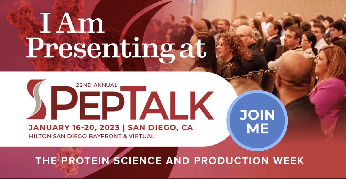 ShaleemJacob's tweet photo. It is an honor to be invited to present in-person at PepTalk: The Protein Science and Production Week on January 16-20. #PTK23 I will be presenting on the Measurement of Adenovirus-Based Heterogeneity on the 20th January. I am looking forward to another face-to-face conference! https://t.co/toneJww8VG