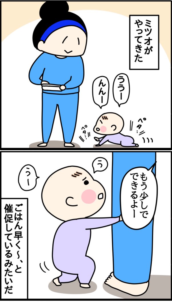 色んな所で赤ちゃんの成長を感じる👶
#生後8ヶ月 #つかまり立ち 