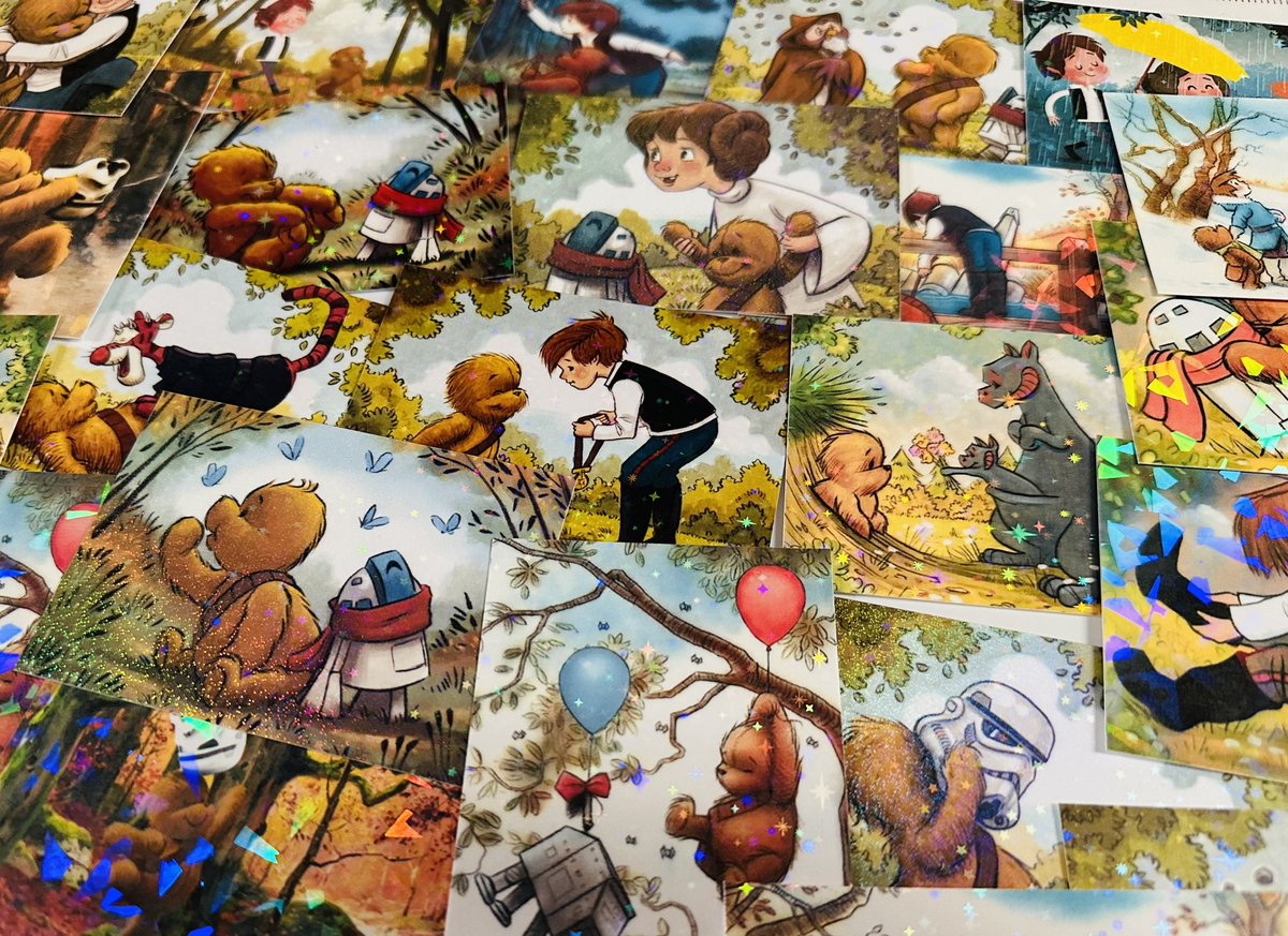 I worked so hard to get these done and I’m really proud of how they’ve all turned out ☺️ it’s been such a joy putting them together - I hope that those of you who pick up a pack or two of these cards get that old sweet rush of nostalgia when you open them, too ❤️ Tomorrow!