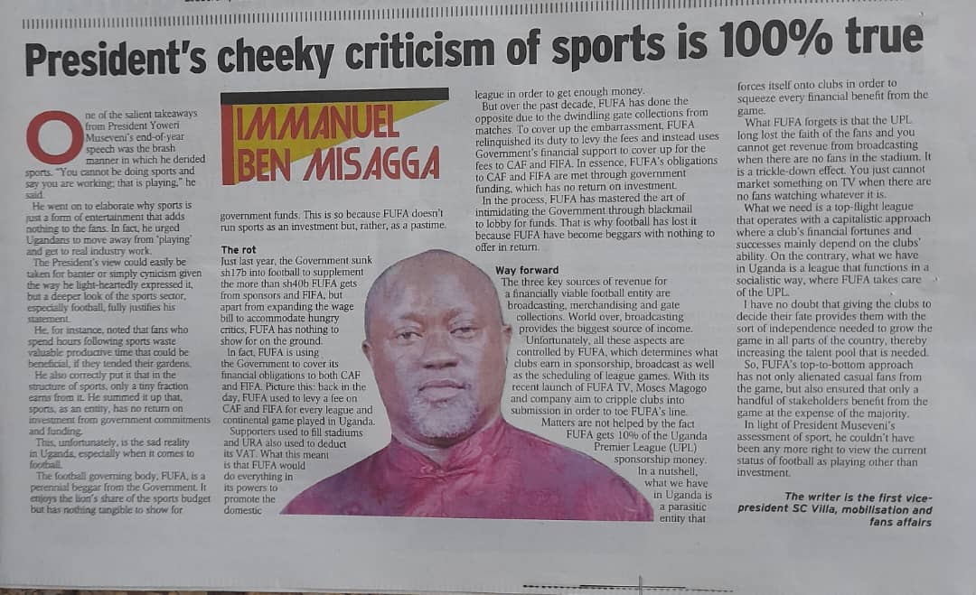 Don't miss <a href="/newvisionwire/">The New Vision</a> balanced truth <a href="/Ivankakemb/">Ivan Kakembo 🇺🇬🏴󠁧󠁢󠁳󠁣󠁴󠁿🇬🇧</a> <a href="/IvanOkuda/">Ivan Okuda, FCIArb</a> <a href="/FifiPhionaPinky/">Fifi Phiona Pinky</a> <a href="/MMKaddu/">Kaddu Martin</a> <a href="/rocxm/">RMutebi</a> <a href="/SsekatawaAli/">Ali Ssekatawa</a> <a href="/LibertyMbabazi/">Liberty MBABAZI</a> <a href="/tadkt20/">Tadeus Kitandwe Lutaaya</a> <a href="/mnamanya/">Mark Namanya</a> <a href="/MarkSsali/">Mark Ssali</a> <a href="/kanaabasteven/">kanaaba steven</a> <a href="/NBSportUg/">NBS Sport</a> <a href="/USPAmedia/">USPAmedia</a> <a href="/motsepethopane/">Patrice Motsepe </a> <a href="/MarkSsali/">Mark Ssali</a> <a href="/NCSUganda1/">National Council of Sports -Uganda</a> <a href="/gracelmbabazi/">Grace Lindsay Mbabazi</a> <a href="/rggoobi/">Ramathan Ggoobi</a> <a href="/StateHouseUg/">State House Uganda</a>