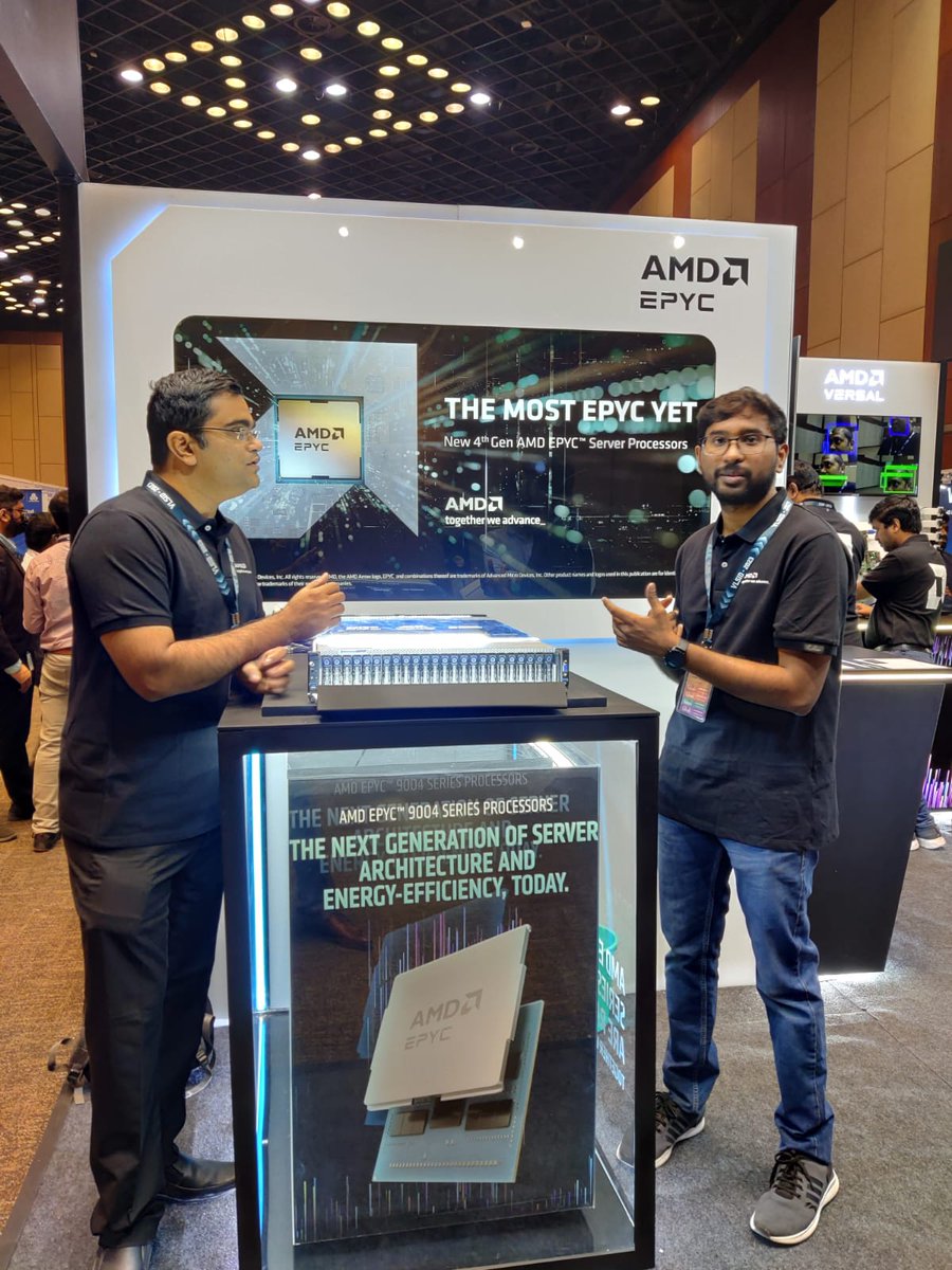AMDIndia's tweet image. Don&apos;t miss out on visiting the AMD booths in the Conference Area at the VLSI Design Conference 2023 in Hyderabad.

Booth numbers 1, 2 and 18 | For more info, visit bit.ly/3k81gUw

#AMD #TogetherWeAdvance #VLSID2023
