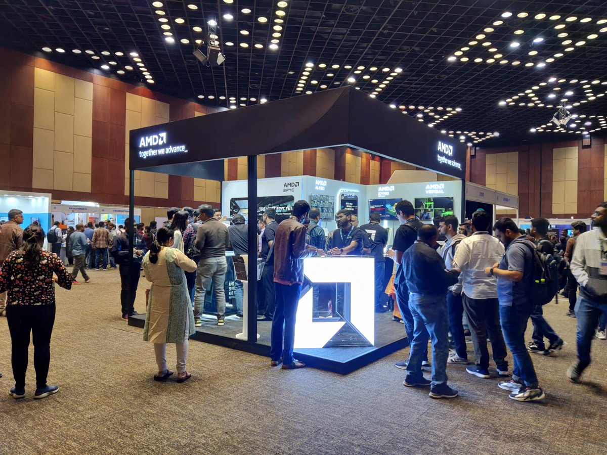 AMDIndia's tweet image. Don&apos;t miss out on visiting the AMD booths in the Conference Area at the VLSI Design Conference 2023 in Hyderabad.

Booth numbers 1, 2 and 18 | For more info, visit bit.ly/3k81gUw

#AMD #TogetherWeAdvance #VLSID2023