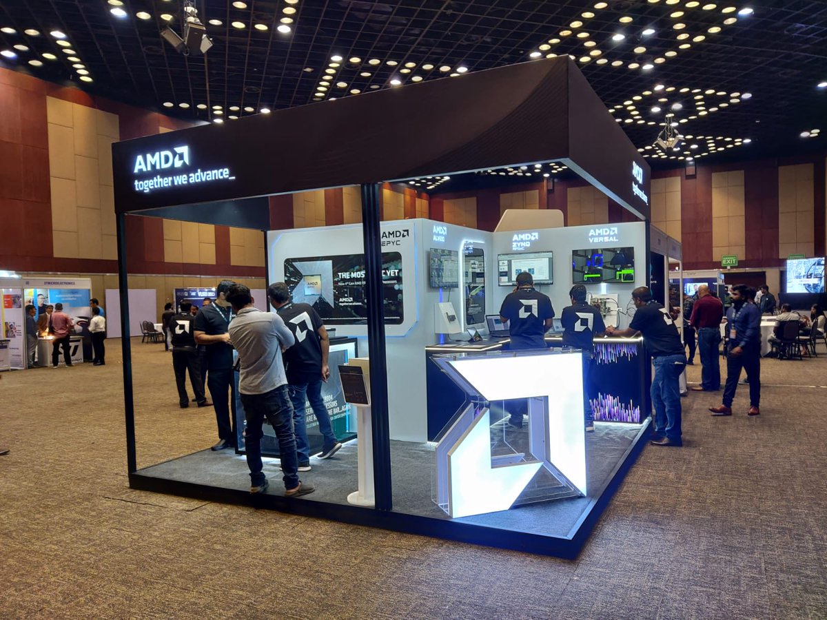 AMDIndia's tweet image. Don&apos;t miss out on visiting the AMD booths in the Conference Area at the VLSI Design Conference 2023 in Hyderabad.

Booth numbers 1, 2 and 18 | For more info, visit bit.ly/3k81gUw

#AMD #TogetherWeAdvance #VLSID2023