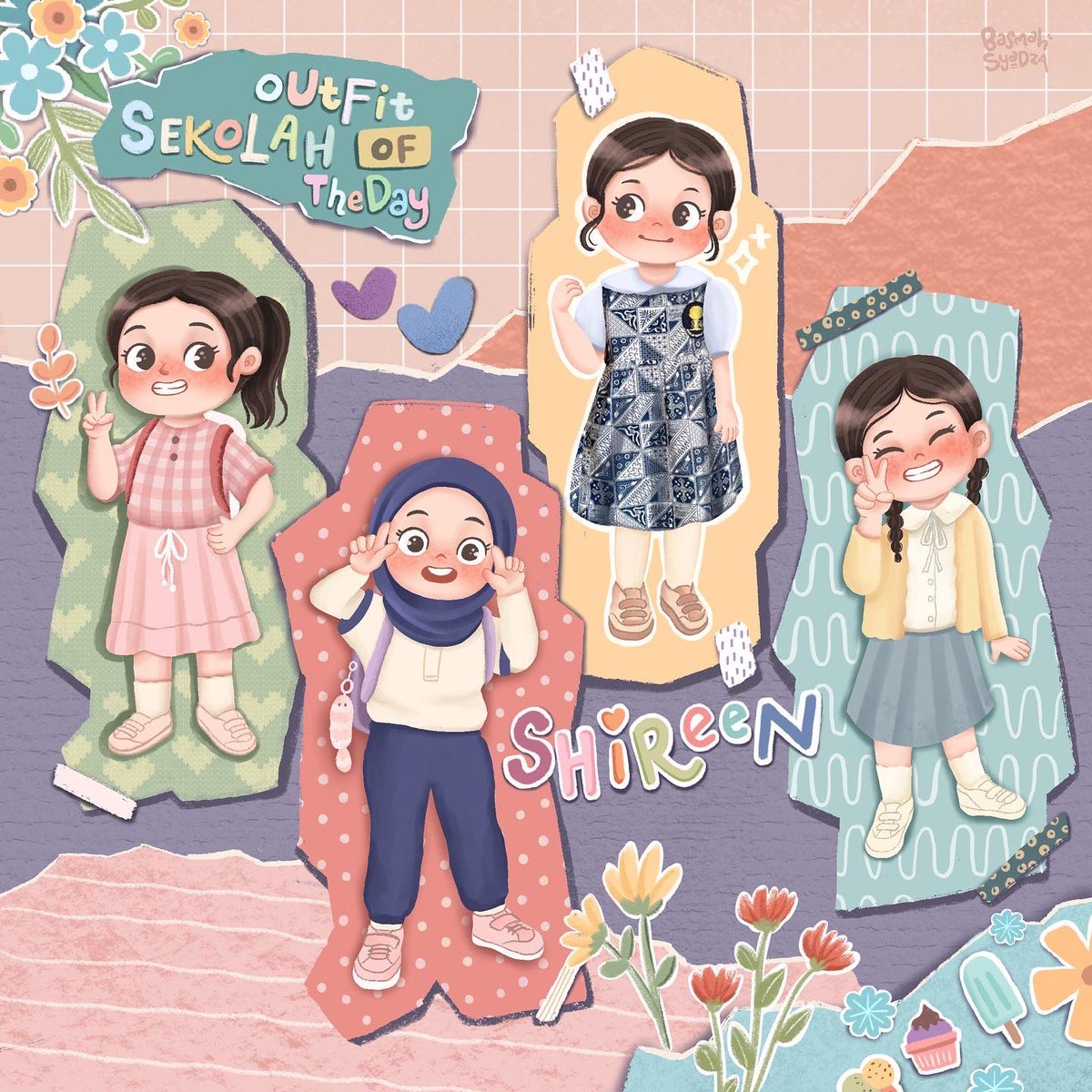 basmahsyadza's tweet photo. Yoyyy it’s #PortfolioDay 💫 
I’m Basmah, and i’m a children’s book illustrator based in Indonesia, i love drawing cutie and happy things 🍒✨ 

💌 basmahsyadzaa@gmail.com
🐥 https://t.co/Y6di8lVkyS https://t.co/MXvTTwHPmF
