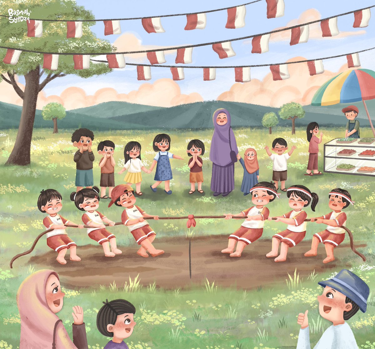 basmahsyadza's tweet photo. Yoyyy it’s #PortfolioDay 💫 
I’m Basmah, and i’m a children’s book illustrator based in Indonesia, i love drawing cutie and happy things 🍒✨ 

💌 basmahsyadzaa@gmail.com
🐥 https://t.co/Y6di8lVkyS https://t.co/MXvTTwHPmF