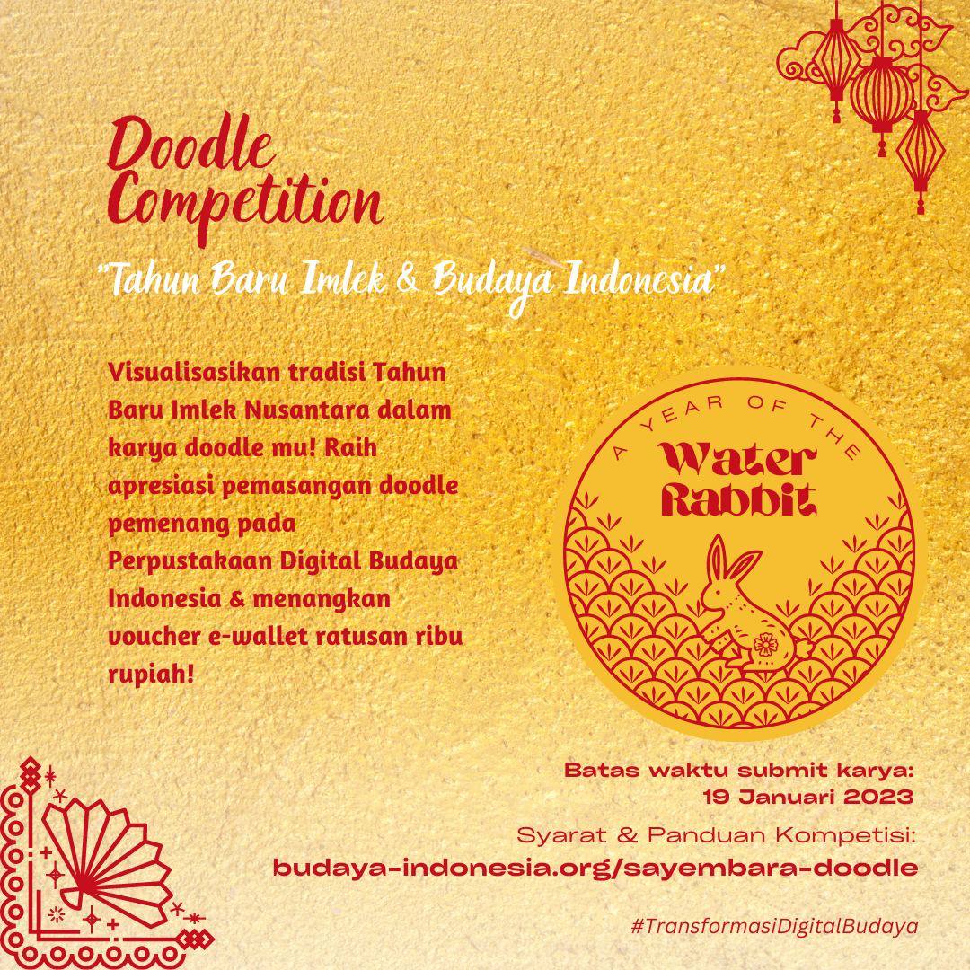 Dalam rangka memperingati Tahun Baru Imlek, PDBI sedang mengadakan Lomba Desain Doodle #SayembaraPDBI dengan hadiah total ratusan ribu rupiah nih!