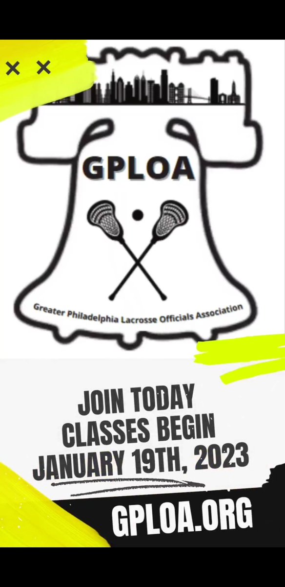 gploa_lacrosse's tweet photo. Join now to become a boys' lacrosse official for the 2023 season.
@USA_Lacrosse 
@NXTlacrosse 
@NXT_Showcase
@ULAXers 
@phillylacrosse
@HEADstrongLC
@Inside_Lacrosse https://t.co/s5EdlNOxGa