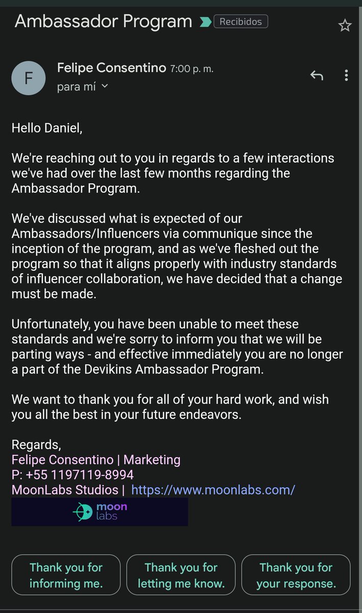 <a href="/devikins_game/">Devikins</a> I received this email after publishing this, I think there is no freedom of expression and say what one feels, it is very serious that they do not give rise to different opinions. I have always supported this project From its beginnings what an ugly way <a href="/devikins_game/">Devikins</a>😓