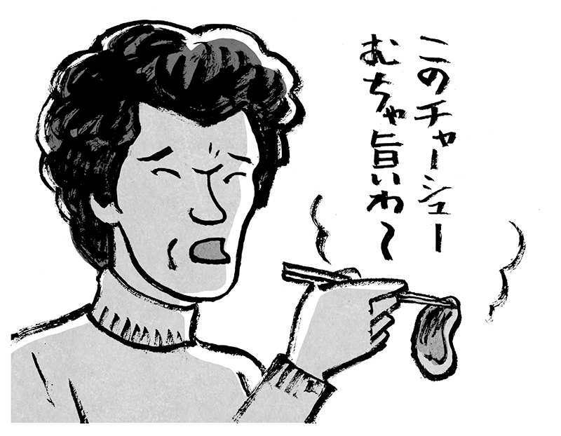日本農業新聞で連載中の、島田洋七さんの「笑ってなんぼじゃ!」最近の挿絵。
たけしと露天風呂ヵら屋台のラーメンを呼び止めて、ラーメンを食べる。
売れる前の島田紳介。
横山やすしと銀座のクラブで。 