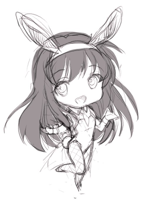 バニーしおりちゃん
今年は1日1枚何かあげていきたいなー(目標) 