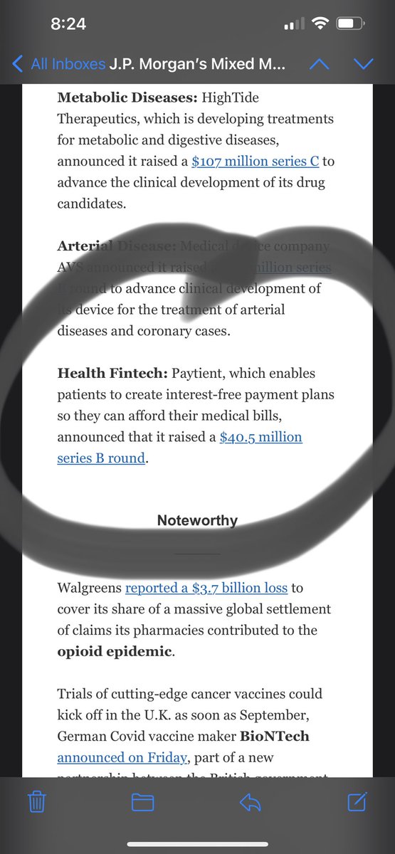 gmathews71's tweet photo. ...first @a16z and now @Forbes - guess #healthfintech is official? #financialtoxicity https://t.co/7koPS9fjg7