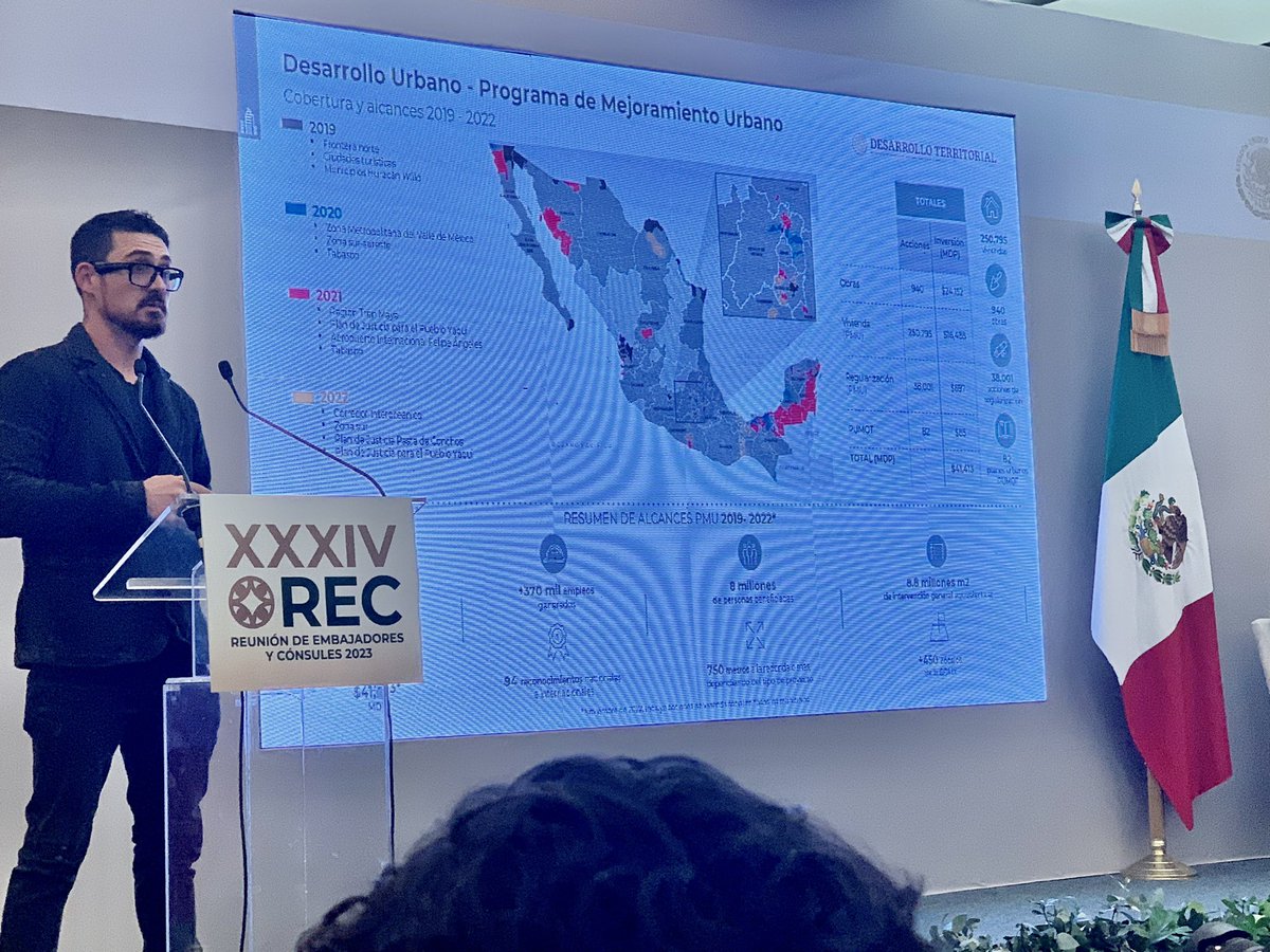 pavel_mc's tweet photo. También @MeyerFalcon @SEDATU_mx, @JesusRCuevas, @SCT_mx y @SEMARNAT_mx
Me da gusto coincidir con Embajadores #JuanRamon De la Fuente @MXNacionesUnida @ONUMX @SuarezdelReal1 y Cónsules @isabelarvide @froylanyescas https://t.co/dkCoqCpEfi