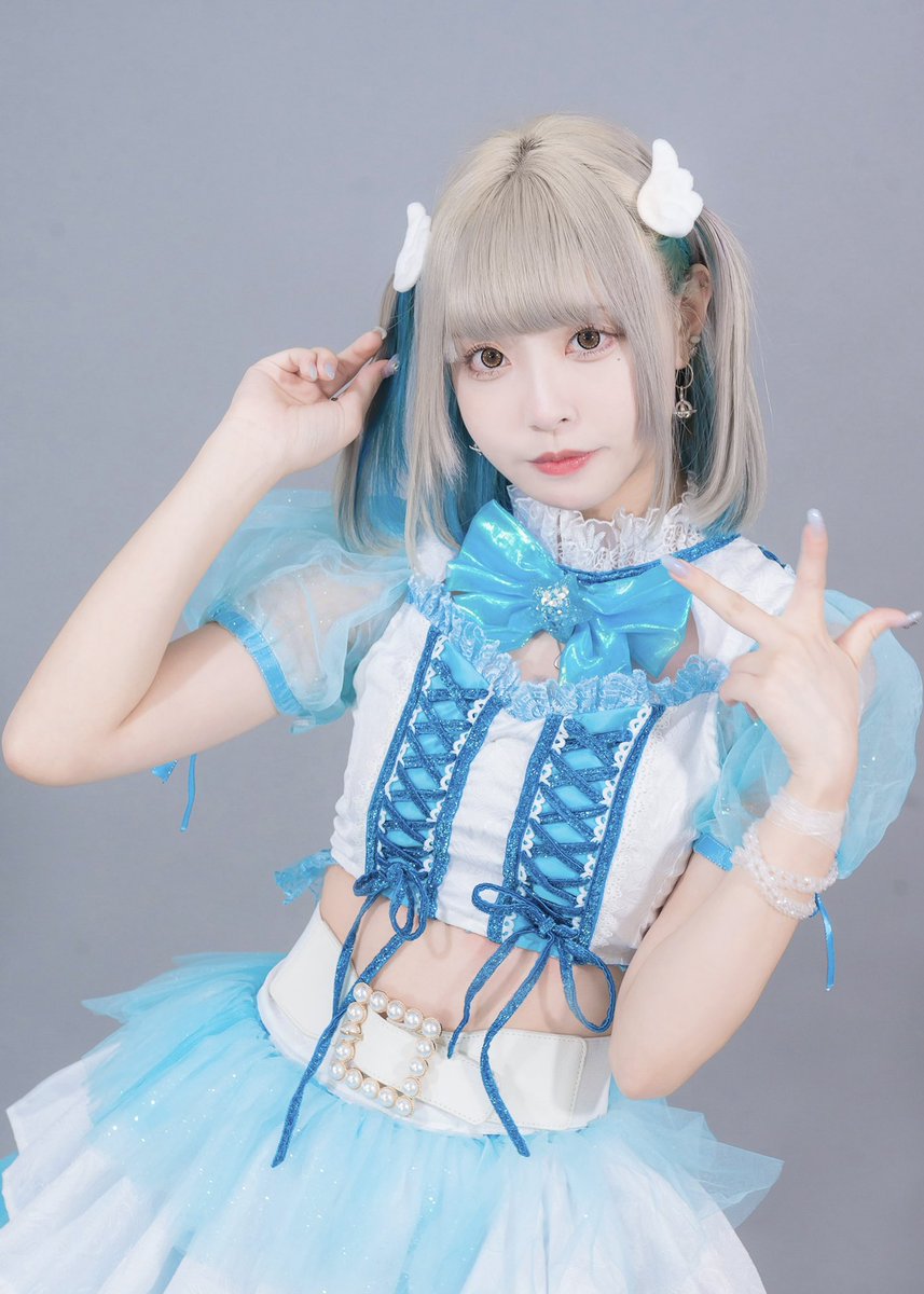 kinakina0818's tweet photo. しっかりとTwitter更新したい😤❕❕

香港アイドルグループ　
Night Palette 
ナイドパレット　スカイブルー担当
なっちゃんこと
天羽きな（あまはね)です☁️

綺麗な青空にみたいに
あなたの頭に残りたい
みんなきなのことを好きって言って欲しいなぁ💙 https://t.co/fY6sud6yOm