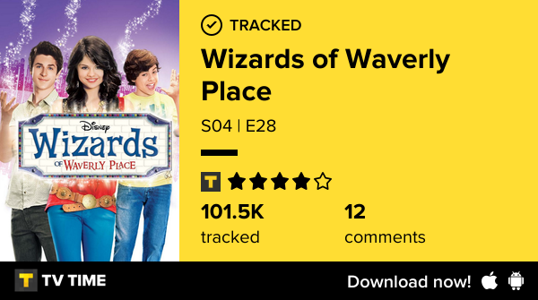 glitterleob's tweet photo. I've just watched episode S04 | E28 of Wizards of Waverly Place! https://t.co/BCyx338hBx #tvtime https://t.co/JOfSQ2oIB7