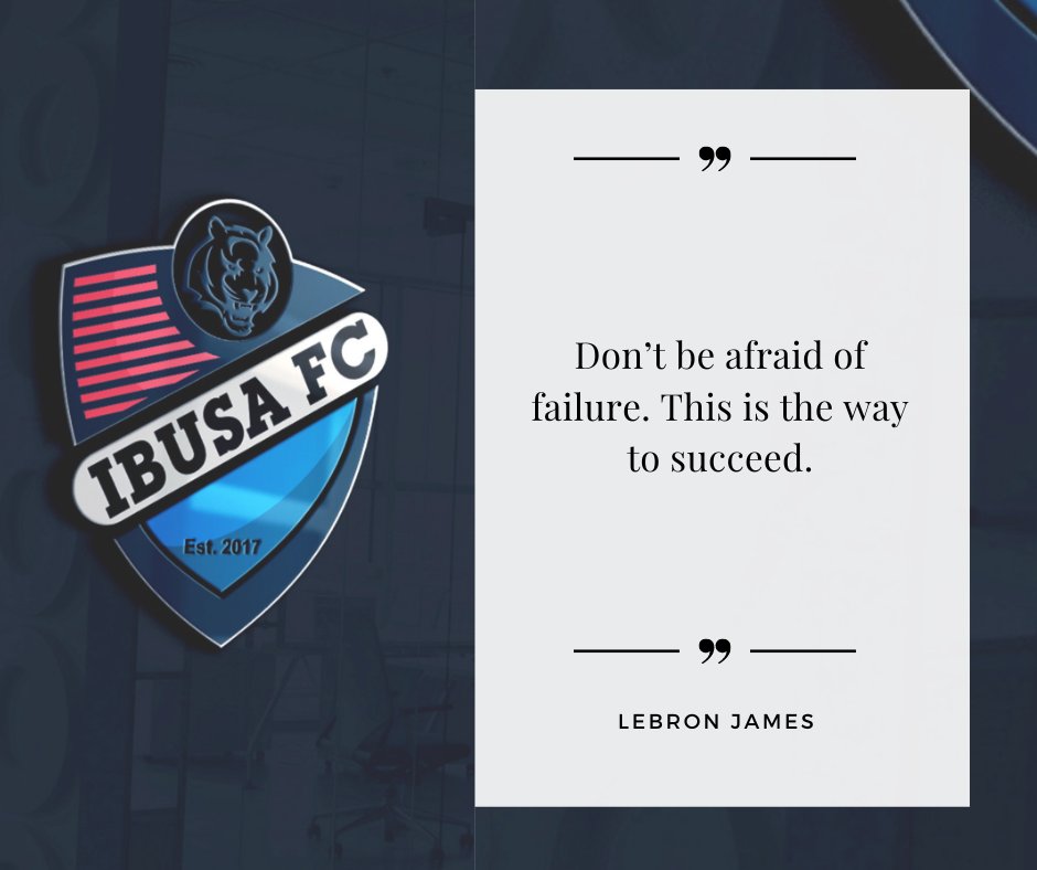 IbusaFC's tweet photo. Sports motivational quote of the week. 
#quote #quotes #quotesdaily #quoteoftheday https://t.co/S6V619muwa