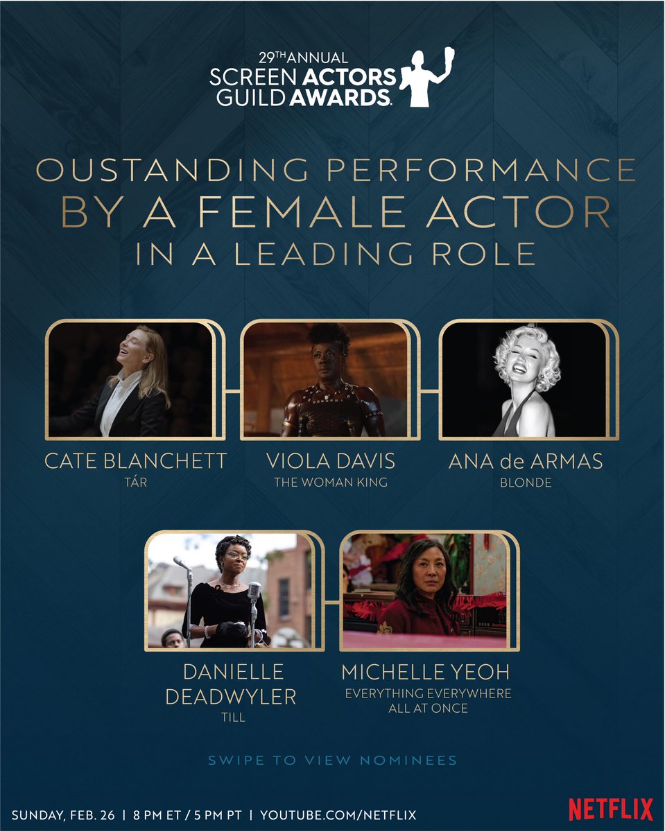 HTGAWMBrasil's tweet photo. Viola Davis está indicada ao #SAGAwards na categoria de Melhor Atriz pela sua atuação em The Woman King.

A cerimônia vai ao ar no dia 26 de fevereiro. https://t.co/BMHOBZJ9uR