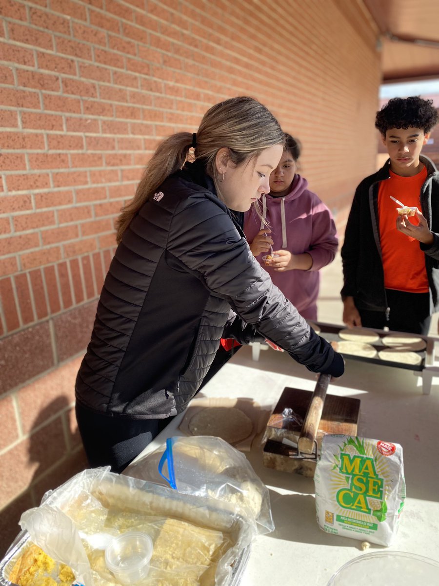 Giving our 7th grade the #Alamo experience today by
🫘 Taste testing staple foods
🤠 Davy Crockett dress up contest
📱 Virtually touring the church
✂️ Making games out of study tools &amp; 
☕️ Using DIY methods to antique their own William B. Travis letter! 
#WeAreVan #STEAM