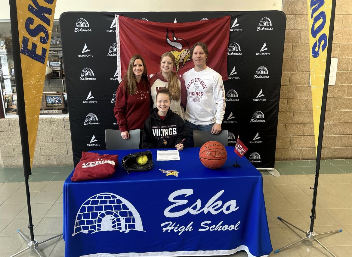 Another Eskomo commits to continue her education and athletic career. Best of luck and congratulations Avery!