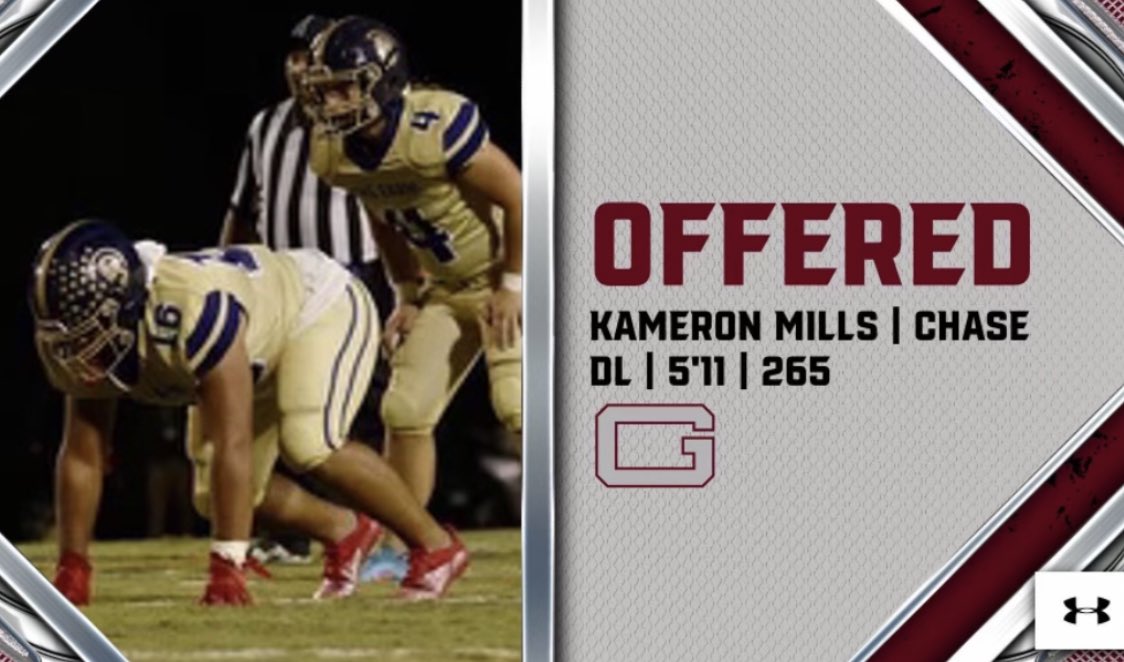 KameronMills13's tweet photo. Truly blessed to receive an offer from @GuilfordFB https://t.co/zohy8LXfL3