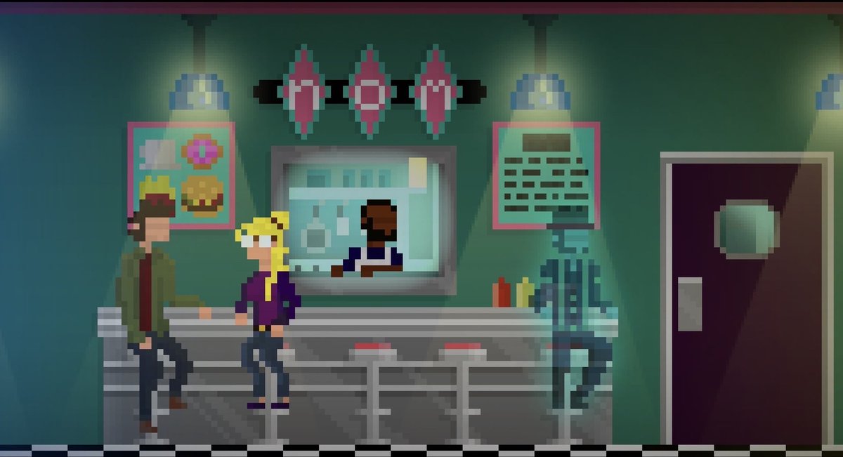 PhantomFellows's tweet photo. Hi friends and happy #wishlistwednesday! The Phantom Fellows is about two best friends who start a paranormal investigation business together, since one of them is already dead. 
#indiedev #adventuregame #pointandclick  
🚨Demo on Steam!
 https://t.co/HVRxyGnGZH https://t.co/lJdncT1J01