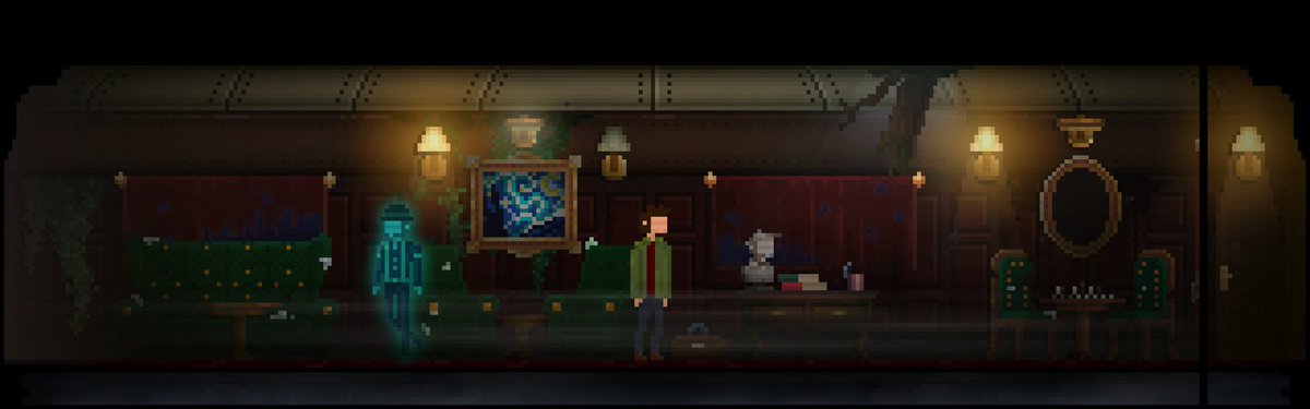 PhantomFellows's tweet photo. Hi friends and happy #wishlistwednesday! The Phantom Fellows is about two best friends who start a paranormal investigation business together, since one of them is already dead. 
#indiedev #adventuregame #pointandclick  
🚨Demo on Steam!
 https://t.co/HVRxyGnGZH https://t.co/lJdncT1J01