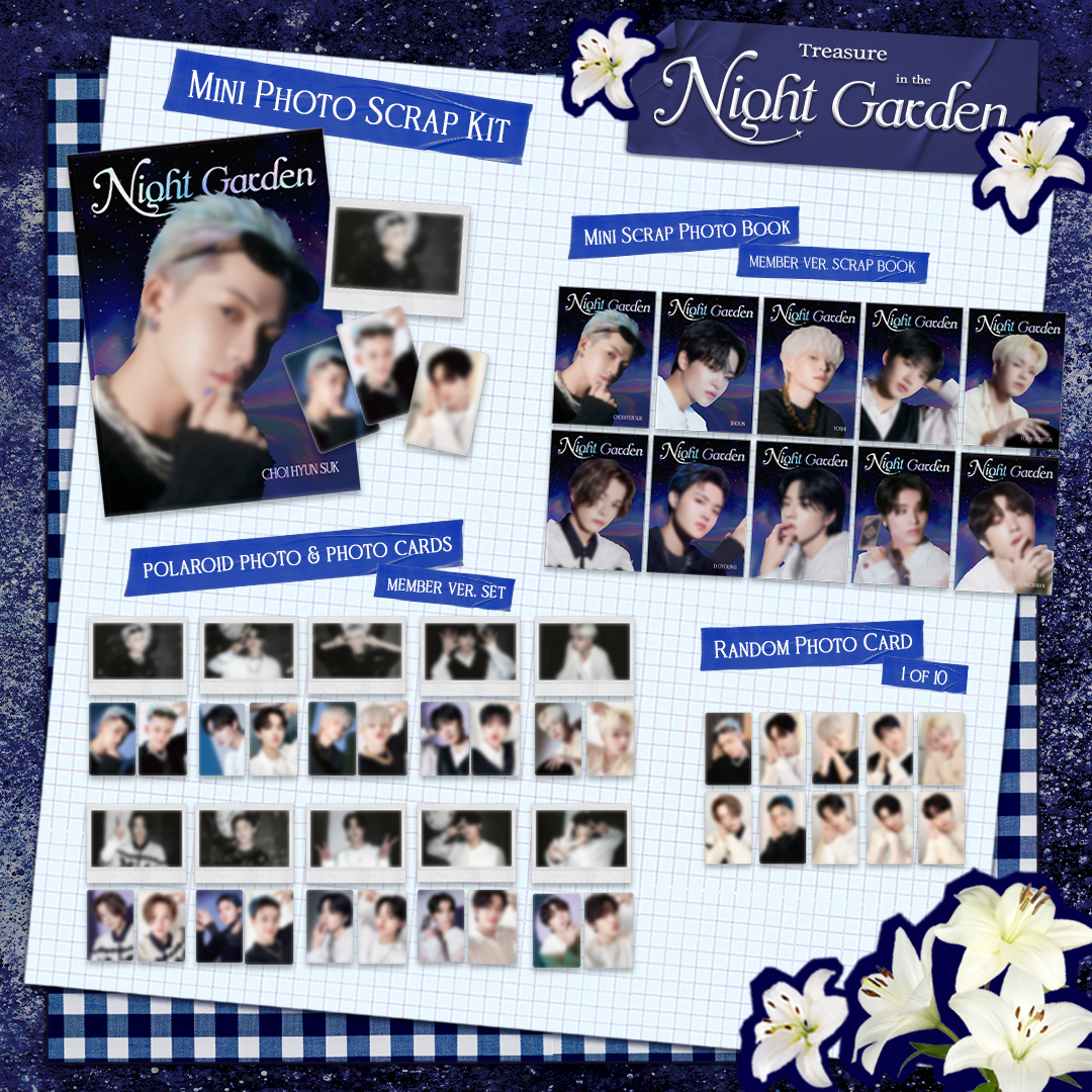 正規品販売! TREASURE NIGHT GARDEN PHOTO SCRAP KIT