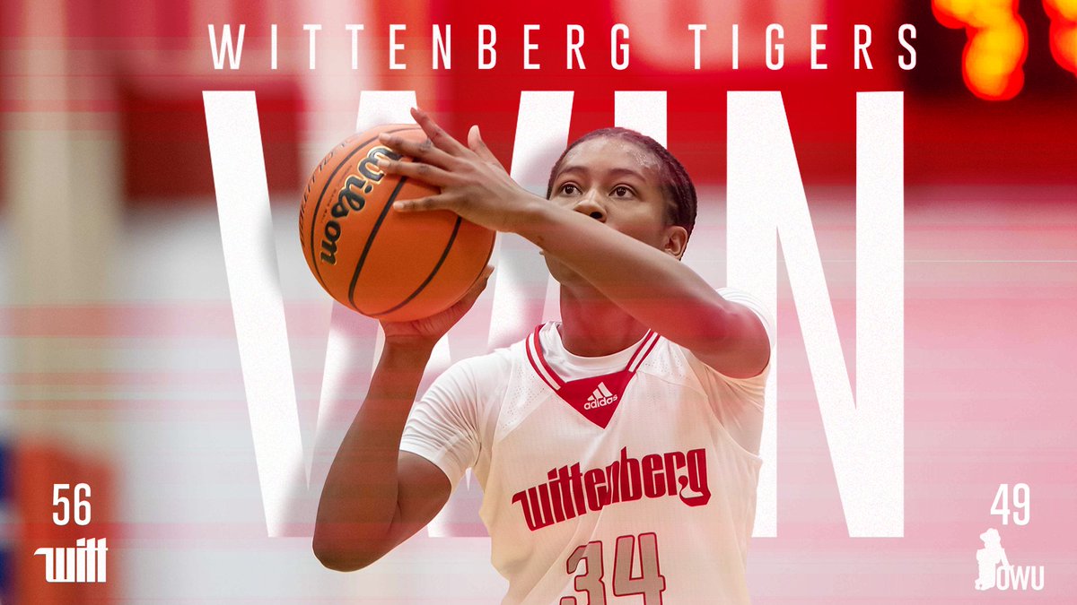WittAthletics's tweet photo. Add another 𝗪𝗜𝗜𝗜𝗜𝗜𝗜𝗜𝗡 under women's basketballs belt! The Tigers take down OWU with a score of 56-49. #TigerUp https://t.co/PWtoGE4KXx