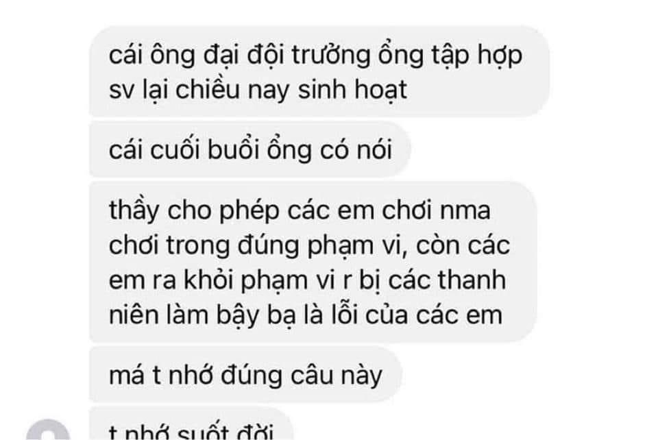 Quachthingocuy3's tweet photo. G.iế.t người là lỗi của hung thủ trộm cắp là lỗi của th.ủ ph.ạm chỉ có bị hiếp là lỗi của nạ.n nhân à :))
Đm nói ra dc câu này mà cũng đi dạy dỗ trong quân đội dc hả má  #baovesinhvienHUFLIT
#hiepdamquankhu7 
#hiepdamsvhuflit https://t.co/FPEGjXqr6D