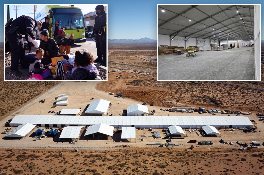 Oluphumee on Twitter "RT nypost 1,000person migrant tent opens in