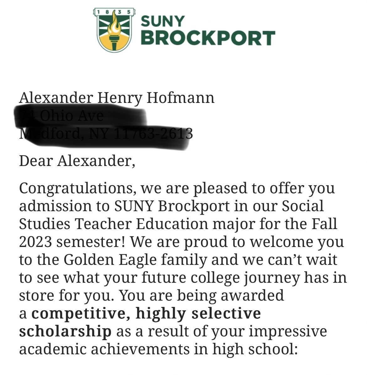 alexhofmann22's tweet image. Happy to be accepted into Brockport College!! @coachmangone @Coach_Potter @jerryflora1 @PatMedAthletics @PATMED_RAIDERS