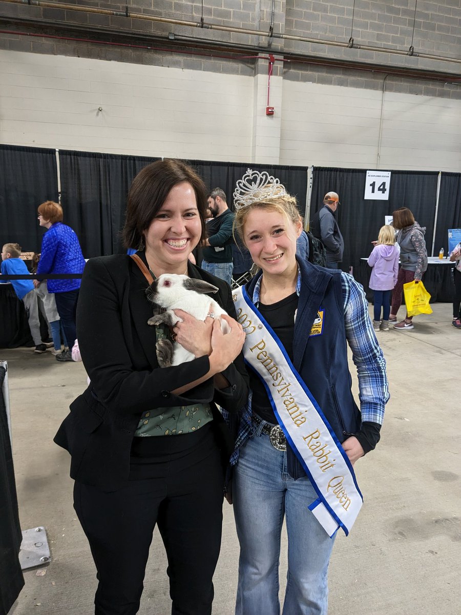 RepKinkead's tweet photo. The #PAFarmShow is one of the best times of year. It's a celebration of Pennsylvania's number one industry and a time to learn about the really incredible things we produce in PA - from hardwood for whiskey barrels to horses, cows, and rabbits. Oh my!

#RootedInProgress #PaFS2023 https://t.co/X5RLgSee70