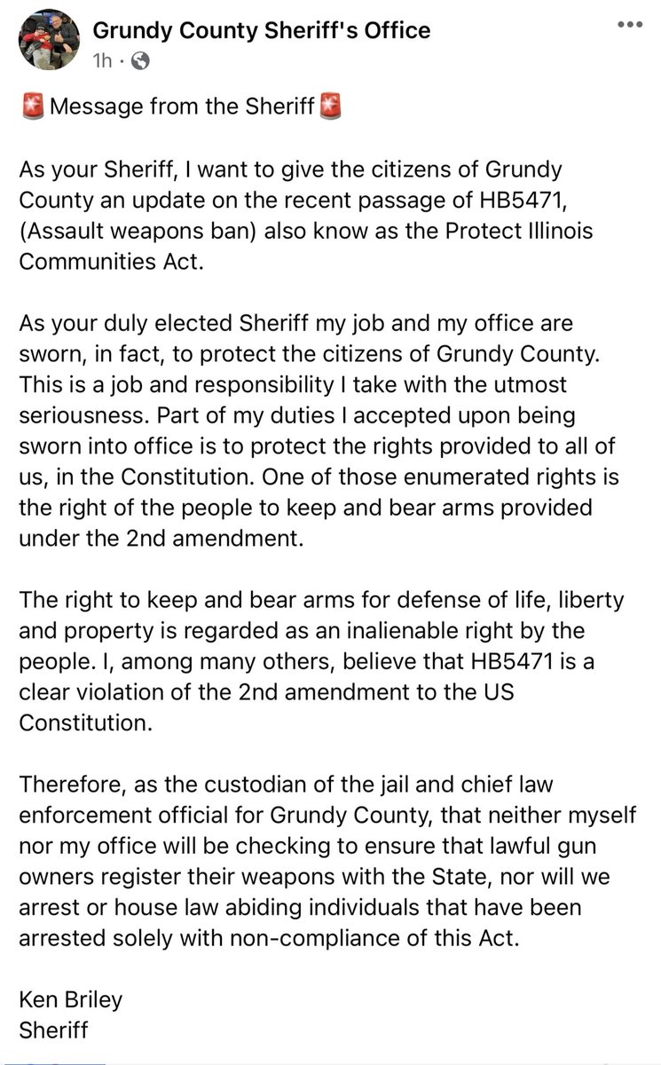 mustangmek's tweet photo. @hodgetwins Unconstitutional laws will not be enforced... https://t.co/aEayDaYIHV