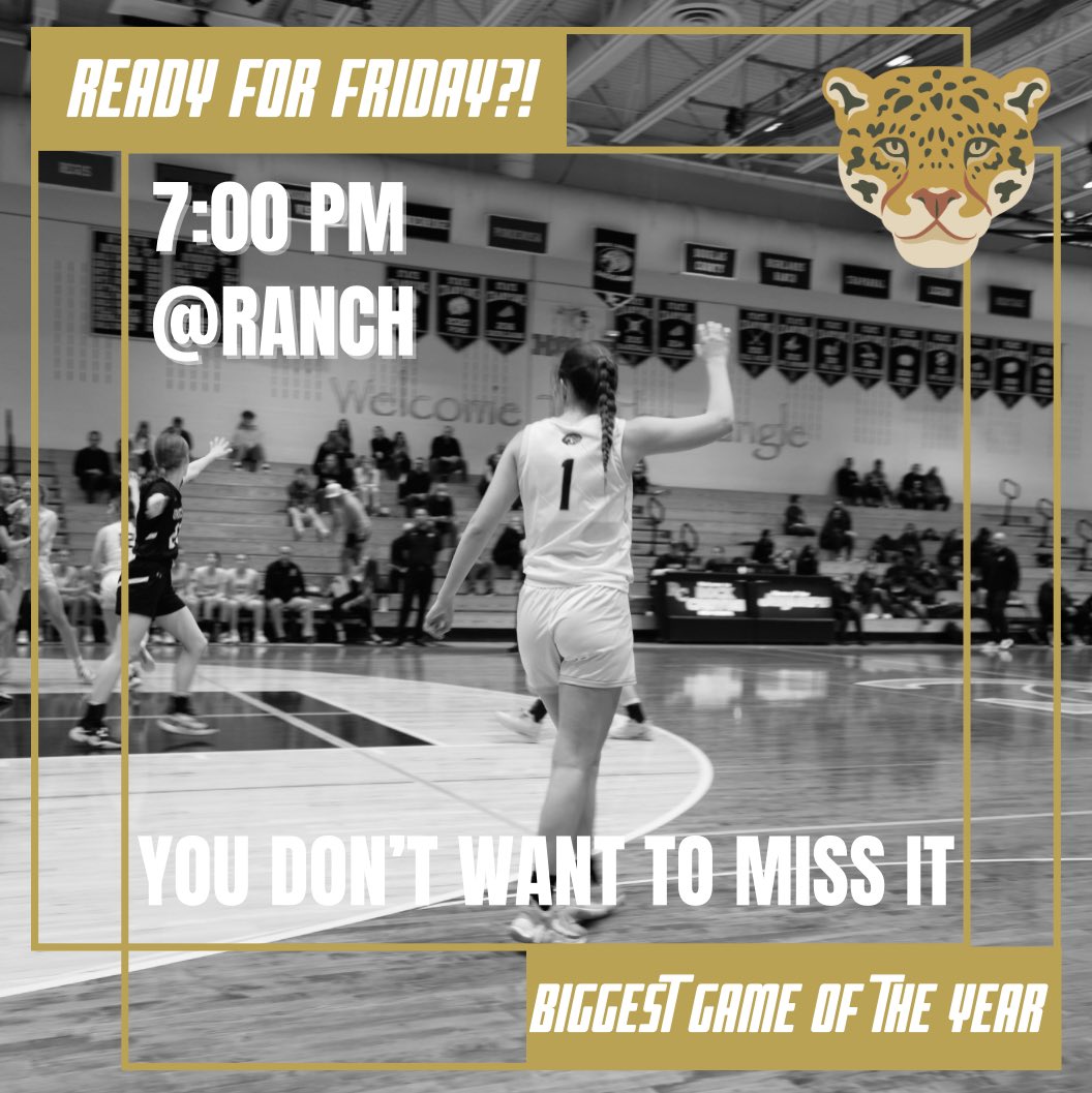 HUGE GAME! BE THERE 🫵🏀