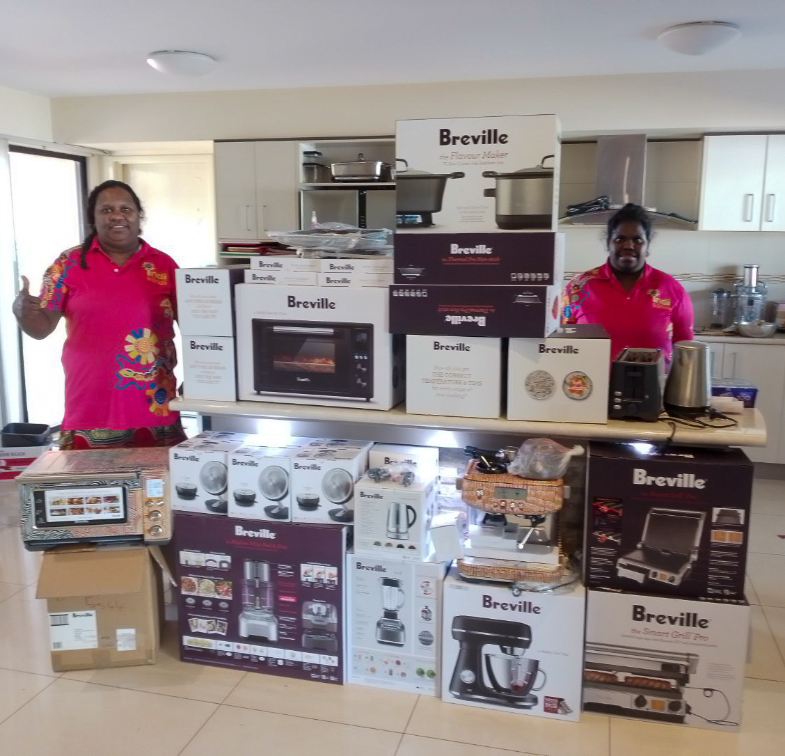 We can’t wait to get cooking with these new appliances gifted by our partner <a href="/BrevilleAus/">Breville</a> to support the delivery of hot nutritious meals and fresh fruit in Borroloola and Tennant Creek. 

More > bit.ly/3GYeufz