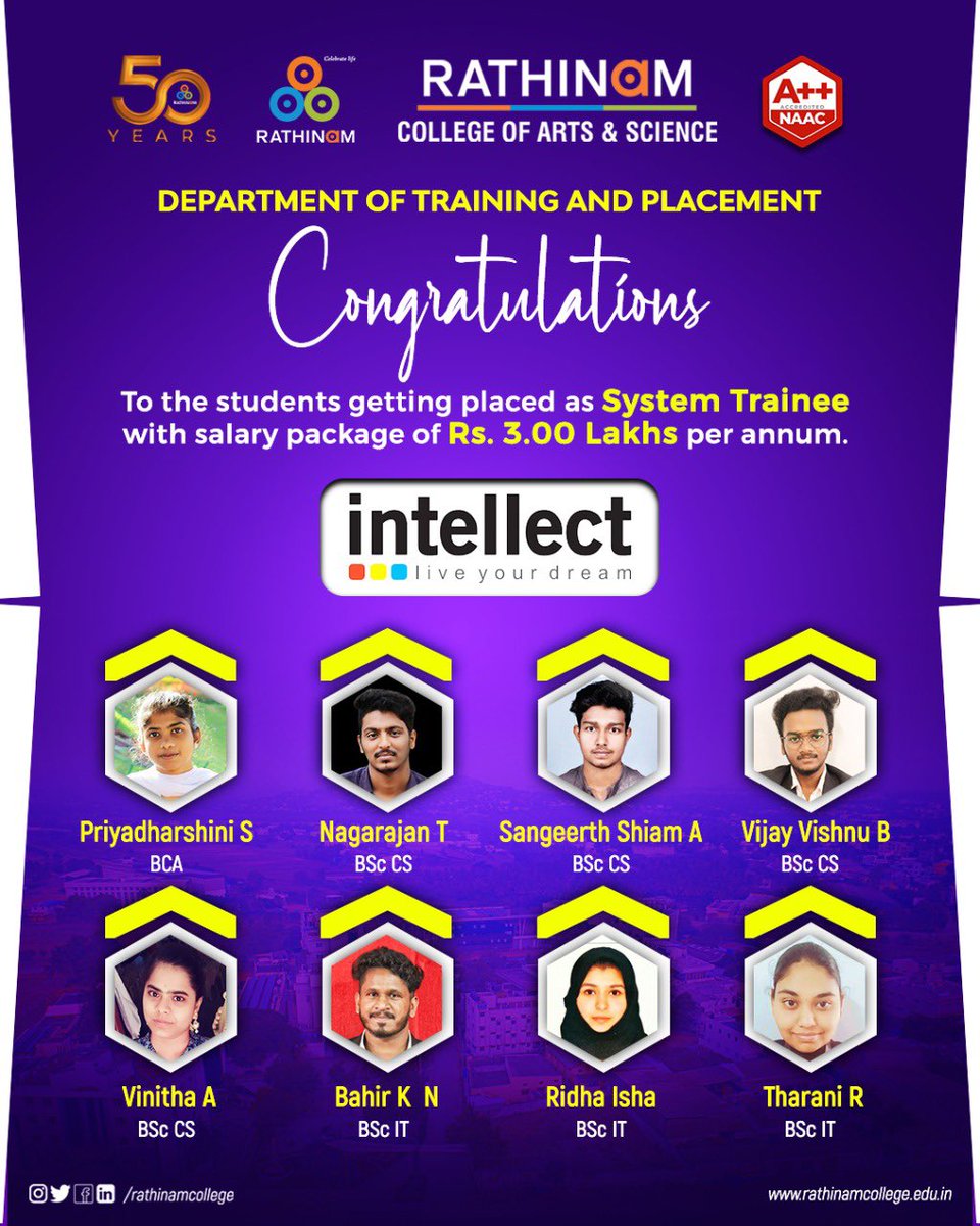 Manickam_reach's tweet photo. Congratulations to ALL my dear and great students of Rathinam College of Arts &amp; Science !!!#AICTE #moe #ugc https://t.co/GQnz3DEw3R
