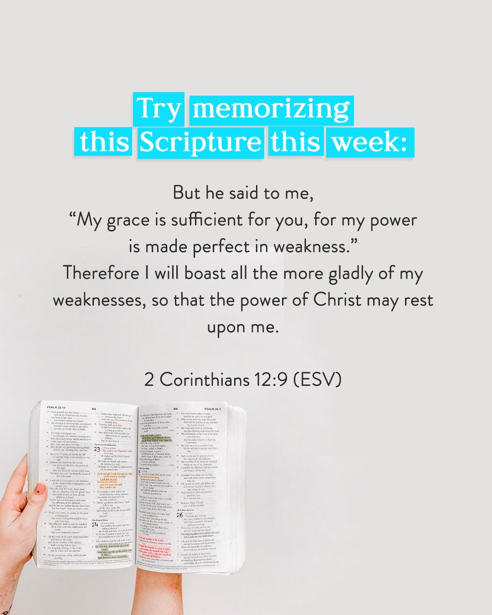 CoastHills's tweet photo. Here's a memory verse challenge for you! Hope this reminds you to always depend on the power of Christ. 🤗 

#CoastHillsChurch #GlorifyingGodTogether #MemoryVerseChallenge https://t.co/HjrpPlMP71