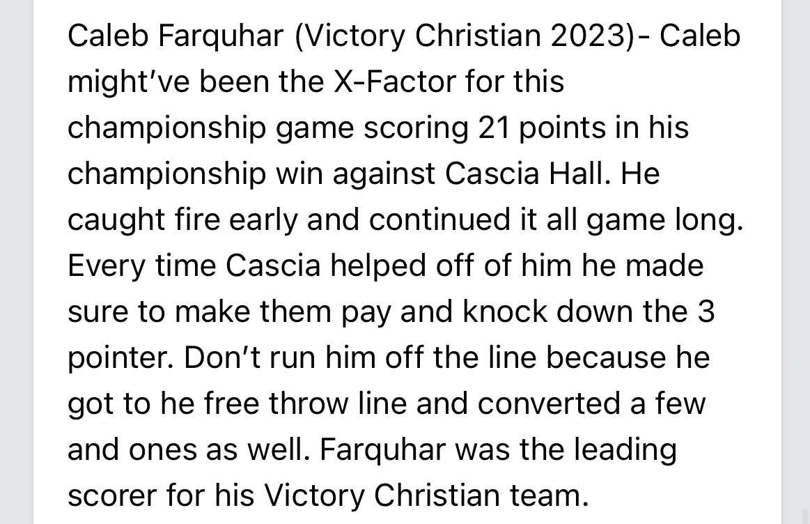 thankyou <a href="/PrepHoops/">Prep Hoops 🏀</a> for the write up! <a href="/CNQR_hoops/">VCS Basketball</a>