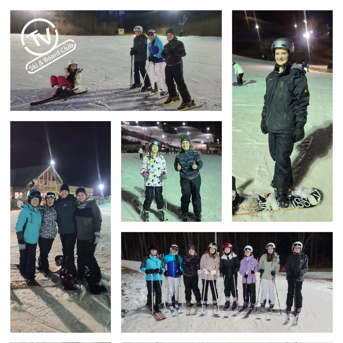 tvskiboard's tweet photo. The first night was a success! We had a few bumps and bruises, but the snow was good, and fun was had by all! https://t.co/CWFwsiVPp0