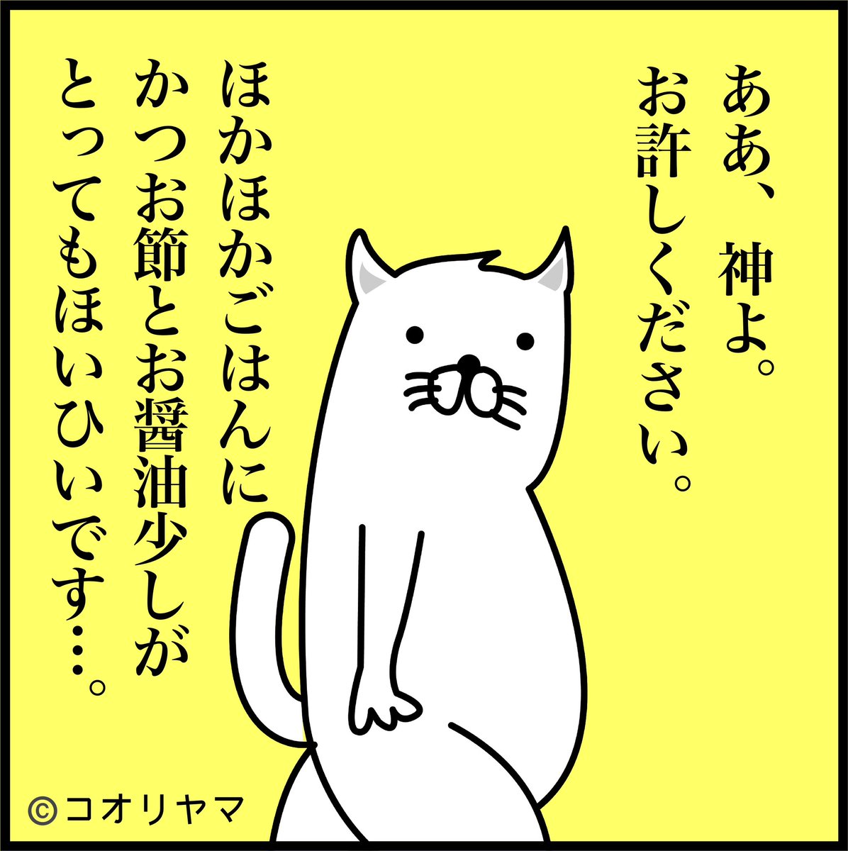 ねこまんまがトレンド入りしてますね…。
たまんねえぜ。 