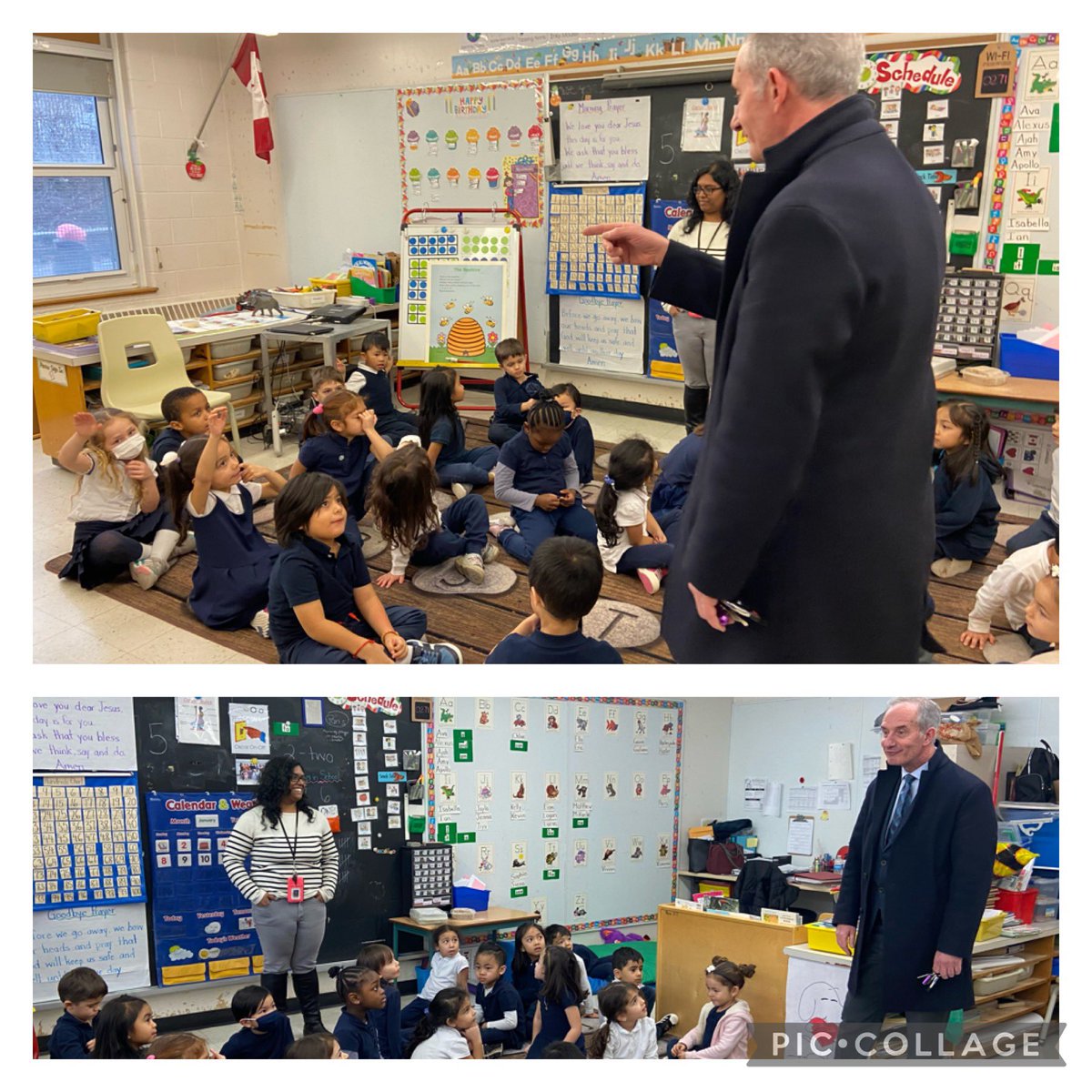 Starting 2023 with inspiration 🌟Thank you, Mr. Della Mora for a wonderful visit, for encouraging us to be kind to ourselves & for the pearls of wisdom to help us realize our ultimate potential—oh, yes & for the fun guessing games, too! Kinders & 8’s ❤️ it! 👏@TCDSB @mslauranigro